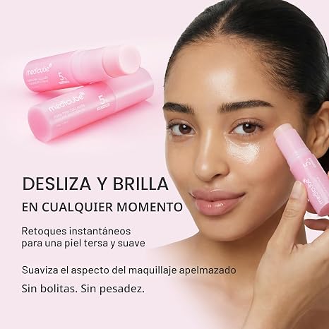 Medicube PDRN - Bálsamo múltiple de colágeno rosa | Volufiline, PDRN, NAD, colágeno | Bálsamo facial y corporal para debajo de los ojos, cuello, frente, líneas sonrientes, labios