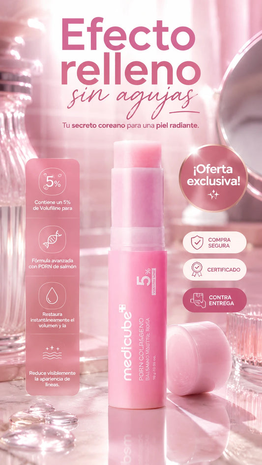 Medicube PDRN - Bálsamo múltiple de colágeno rosa